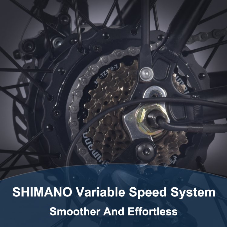 Foldable Electric Bike – 26″ Adventure City Rider | 36V 250W Motor | 40KM Range | 21-Speed Gears - Image 9