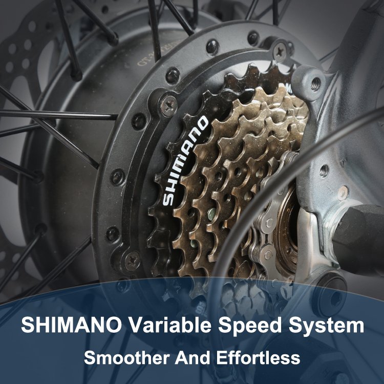 27.5″ Front Shock Absorber Electric Road Bike | 36V 250W | 30–50 KM Range | 7-Speed - Image 13