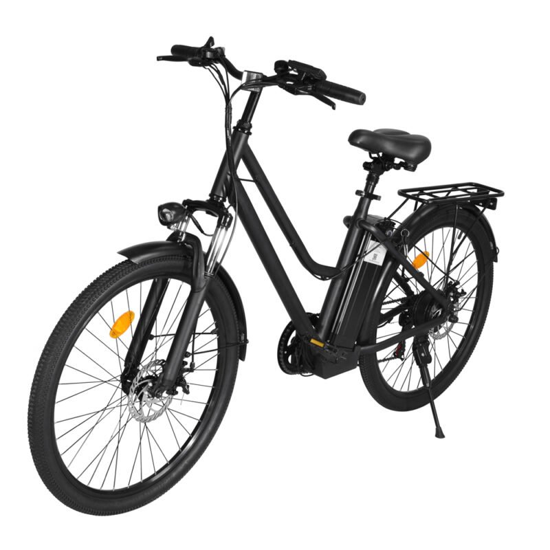 26-Inch City Electric Bike | 36V 350W | 10Ah Battery | Single-Speed Transmission - Image 3