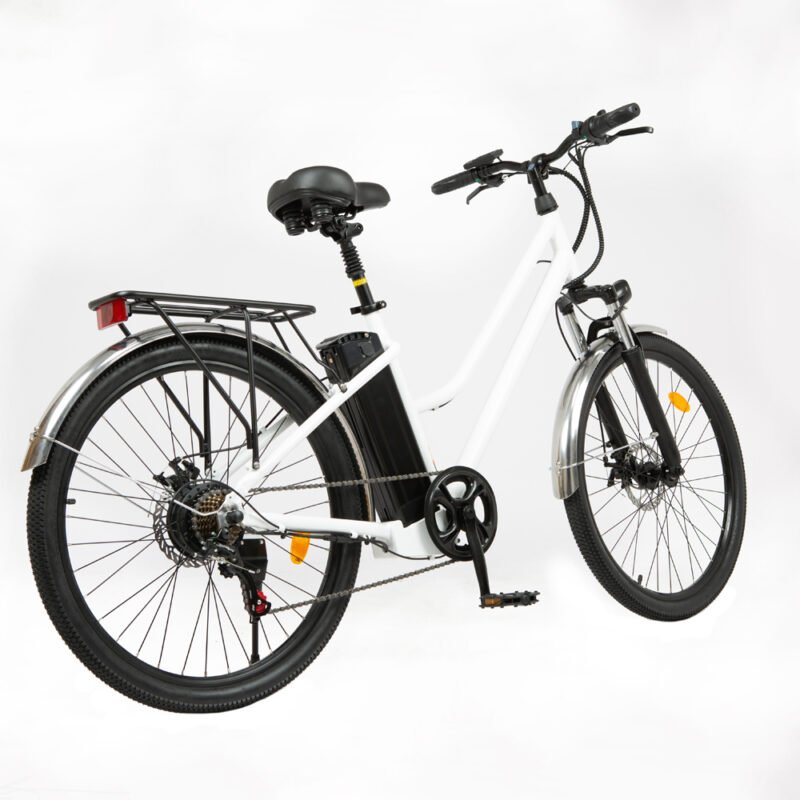 26-Inch City Electric Bike | 36V 350W | 10Ah Battery | Single-Speed Transmission - Image 4