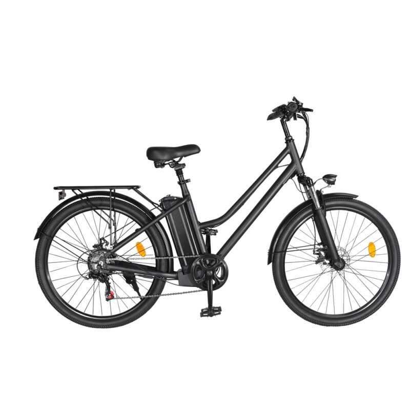 26-Inch City Electric Bike | 36V 350W | 10Ah Battery | Single-Speed Transmission