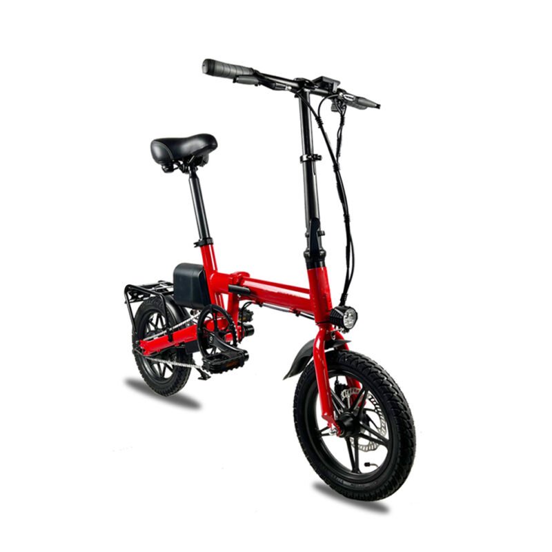 14-Inch Foldable Electric City Bike with Child Seat | 36V 250W Motor - Image 2